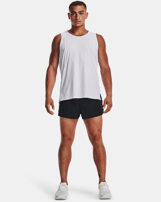 Shorts UA Launch Split Perf para hombre, Black, pdpMainDesktop image number 2